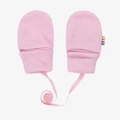 Joha Gloves & Mittens|Gloves & Mittens*Pink Merino Wool Baby Mittens