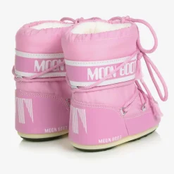 Moon Boot Snow Boots|Snow Boots*Pink Mini Nylon Snow Boots