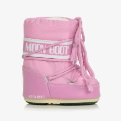 Moon Boot Snow Boots|Snow Boots*Pink Mini Nylon Snow Boots