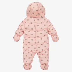 Mayoral Snowwear|Snowwear*Pink Padded Baby Snowsuit