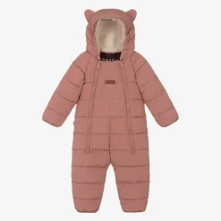 Töastie Snowwear|Snowwear*Pink Padded Snowsuit