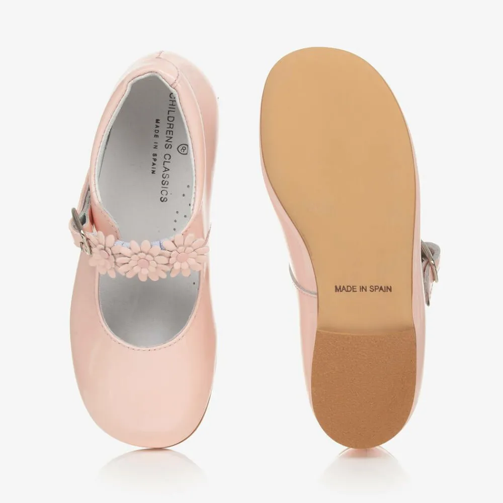 Childrens Classics Bar Shoes|Bar Shoes*Pink Patent Leather Shoes