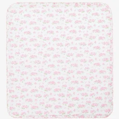 Kissy Kissy Blankets & Shawls*Pink Pima Cotton Heavenly Hydrangeas Blanket (73cm)