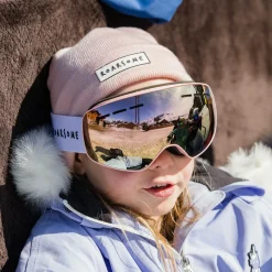 Roarsome Snowwear*Pink Polarised Anti-Fog Ski Goggles