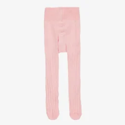 Falke Tights|Tights*Pink Ribbed Cotton Baby Tights
