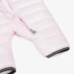 Nike Snowwear*Pink Swoosh Logo Padded Baby Snowsuit