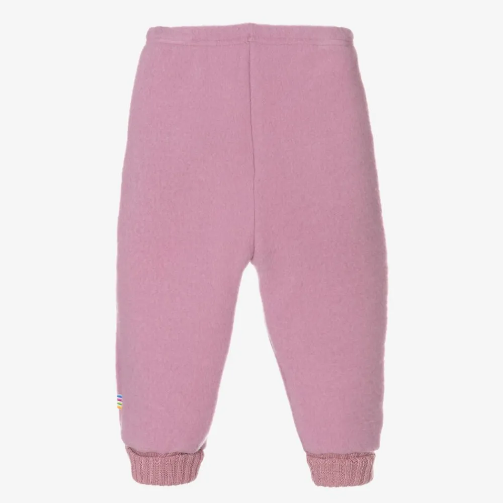 Joha Trousers*Pink Thermal Wool Joggers