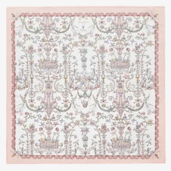 Atelier Choux Paris Sleeping Accessories*Pink Toile De Jouy Cotton Swaddle (95cm)