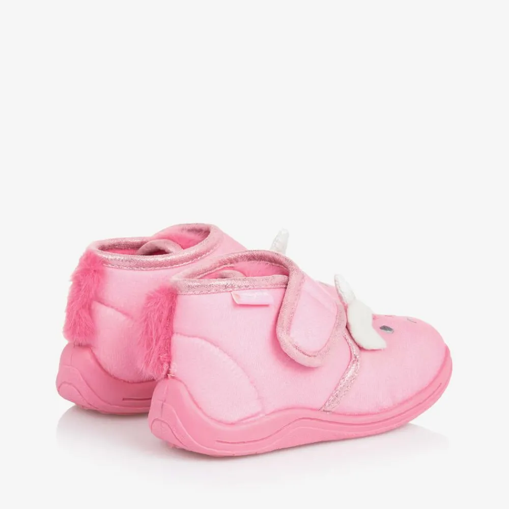 Mayoral Slippers|Slippers*Pink Unicorn Slippers