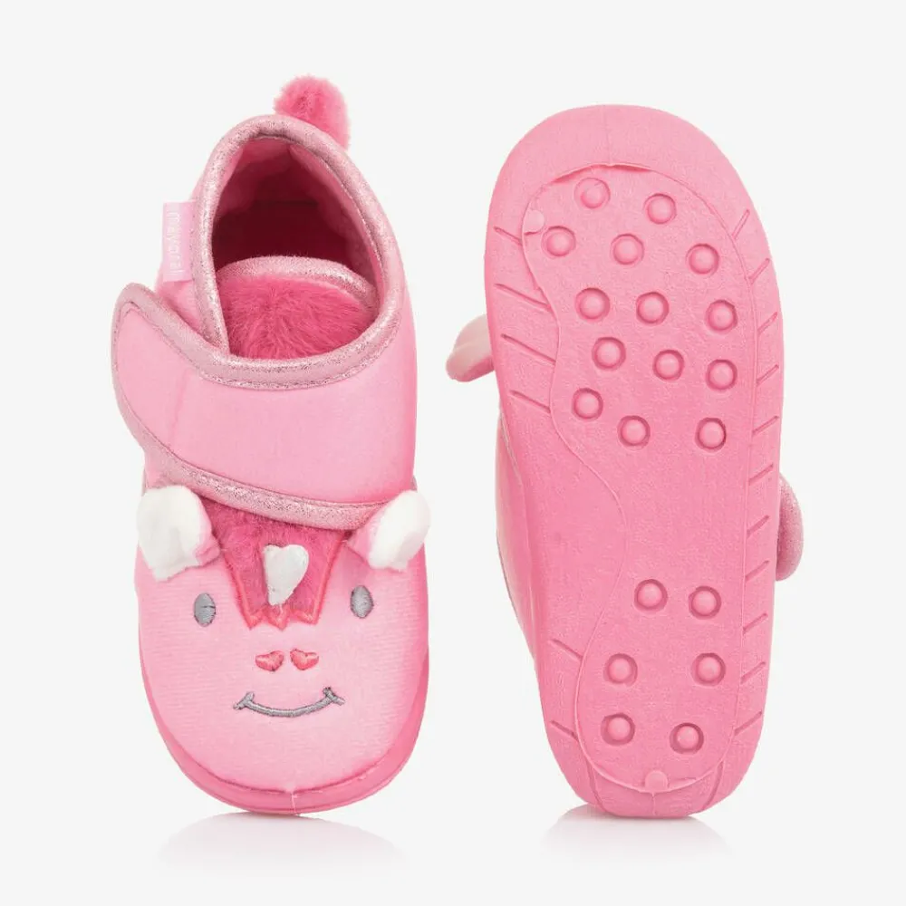 Mayoral Slippers|Slippers*Pink Unicorn Slippers