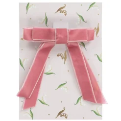 Milledeux Hair Accessories*Pink Velvet Hair Clip (10cm)