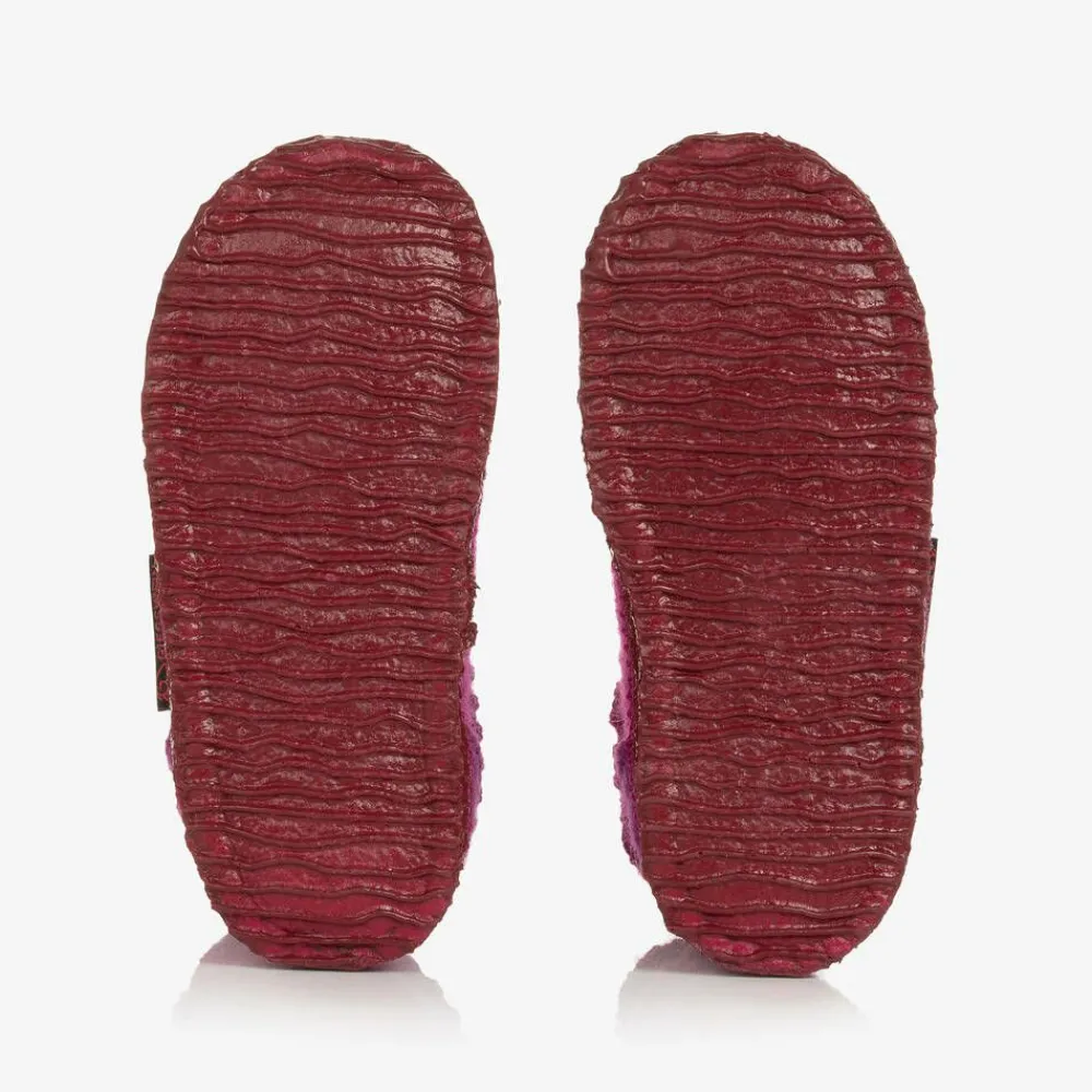 Giesswein Slippers|Slippers*Pink Wool Boot Slippers