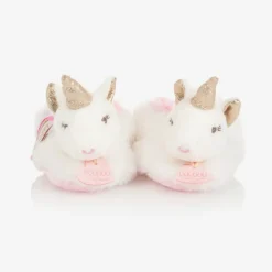 Doudou et Compagnie Slippers|Slippers*Plush Rattle Baby Slippers