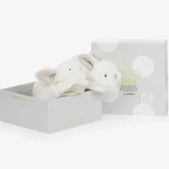 Doudou et Compagnie Booties|Booties*Plush Rattle Baby Slippers