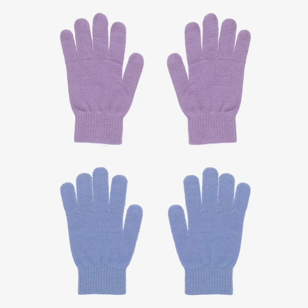 Molo Gloves & Mittens|Gloves & Mittens*Purple & Blue Knitted Gloves (2 Pack)