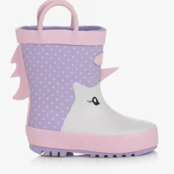 Chipmunks Rain Boots|Rain Boots*Purple & Pink Unicorn Rain Boots