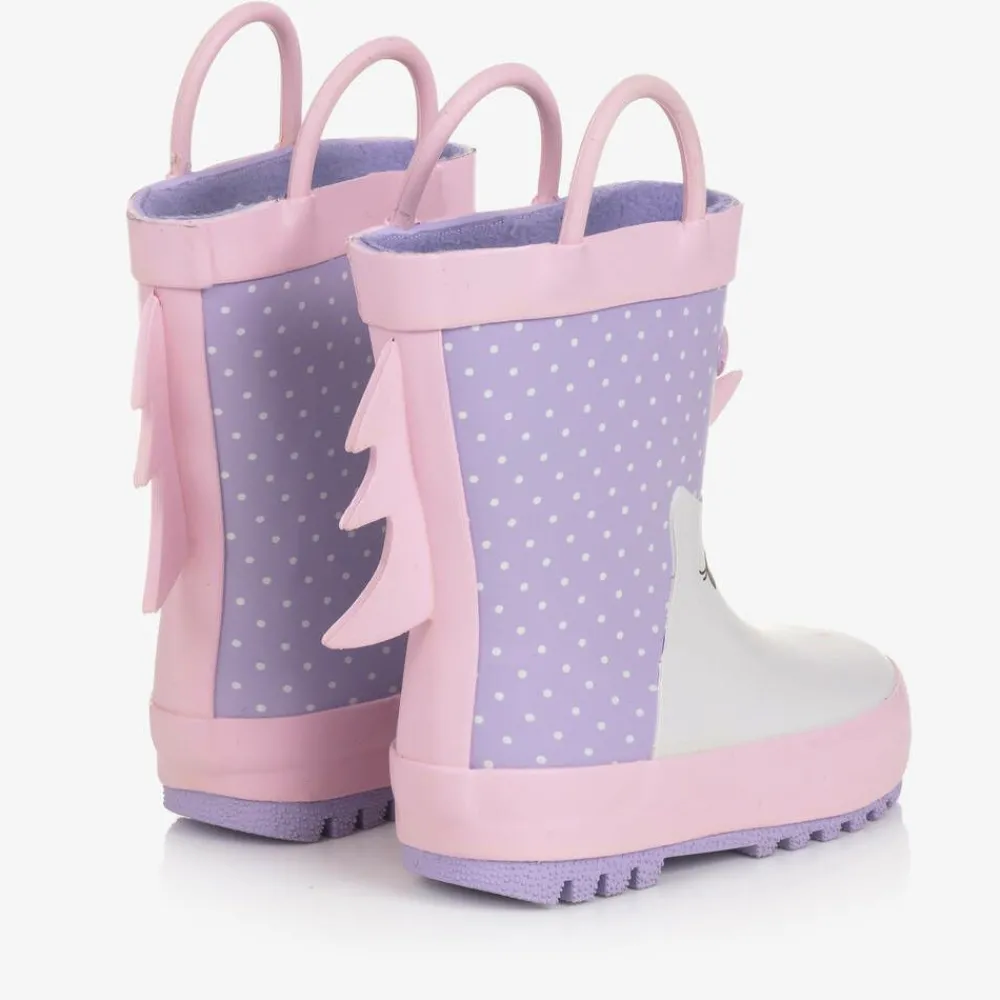 Chipmunks Rain Boots|Rain Boots*Purple & Pink Unicorn Rain Boots