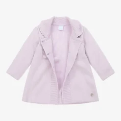 Artesanía Granlei Coats & Jackets*Purple Knitted Coat & Hat Set