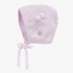 Artesanía Granlei Coats & Jackets*Purple Knitted Coat & Hat Set