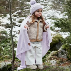 Elodie Blankets & Shawls*Purple Pointelle Baby Blanket (100cm)