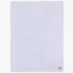 Elodie Blankets & Shawls*Purple Pointelle Baby Blanket (100cm)