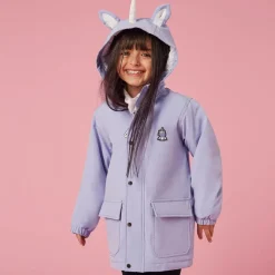 Roarsome Coats & Jackets*Purple Sparkle The Unicorn Waterproof Coat