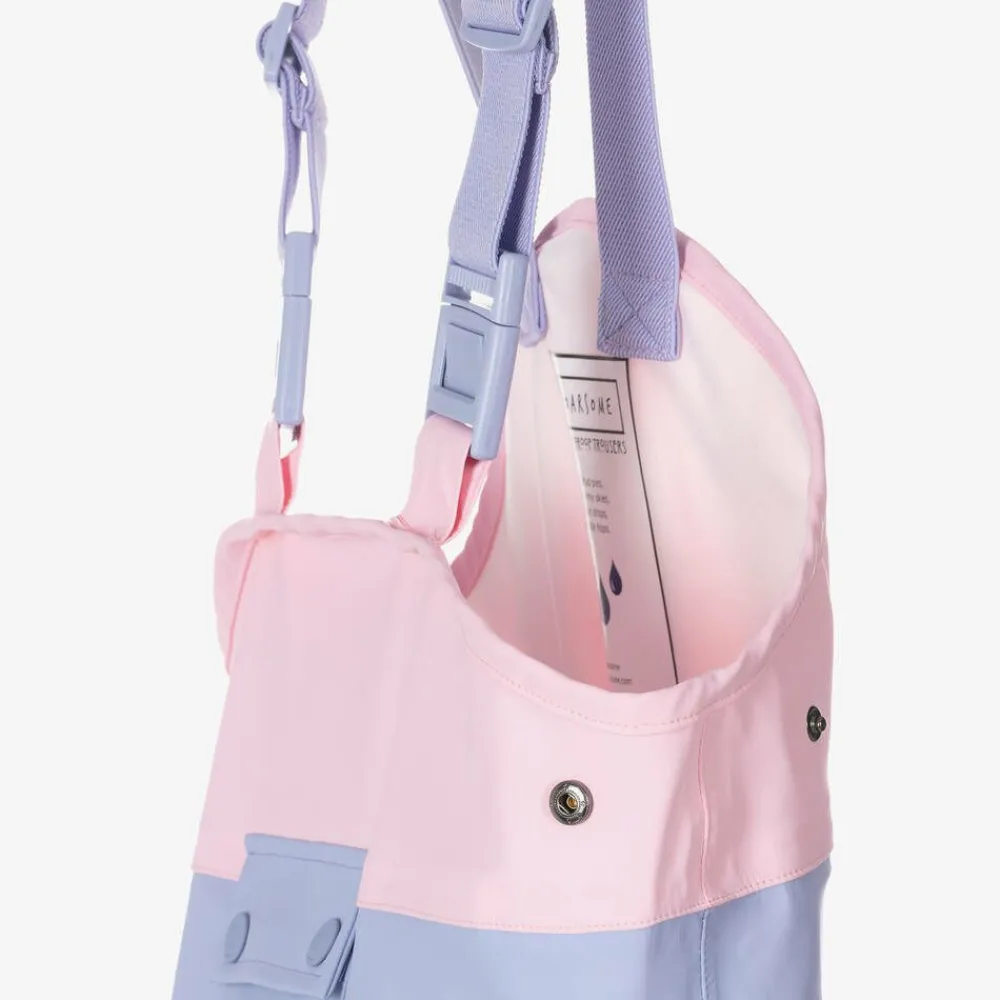 Roarsome Trousers*Purple Sparkle The Unicorn Rain Trousers