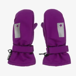 Molo Snowwear|Snowwear*Purple Star Insulated Mittens WarmPurple