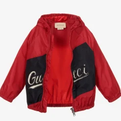 Gucci Coats & Jackets|Coats & Jackets*Red & Blue Logo Jacket