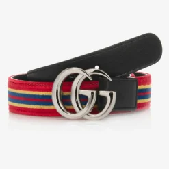 Gucci Clothing Accessories|Clothing Accessories*Red & Blue Striped Velvet Belt