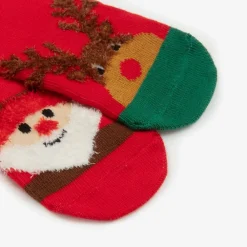Blade amp; Rose Socks|Socks*Red & Green Cotton Festive Socks (3 Pack)