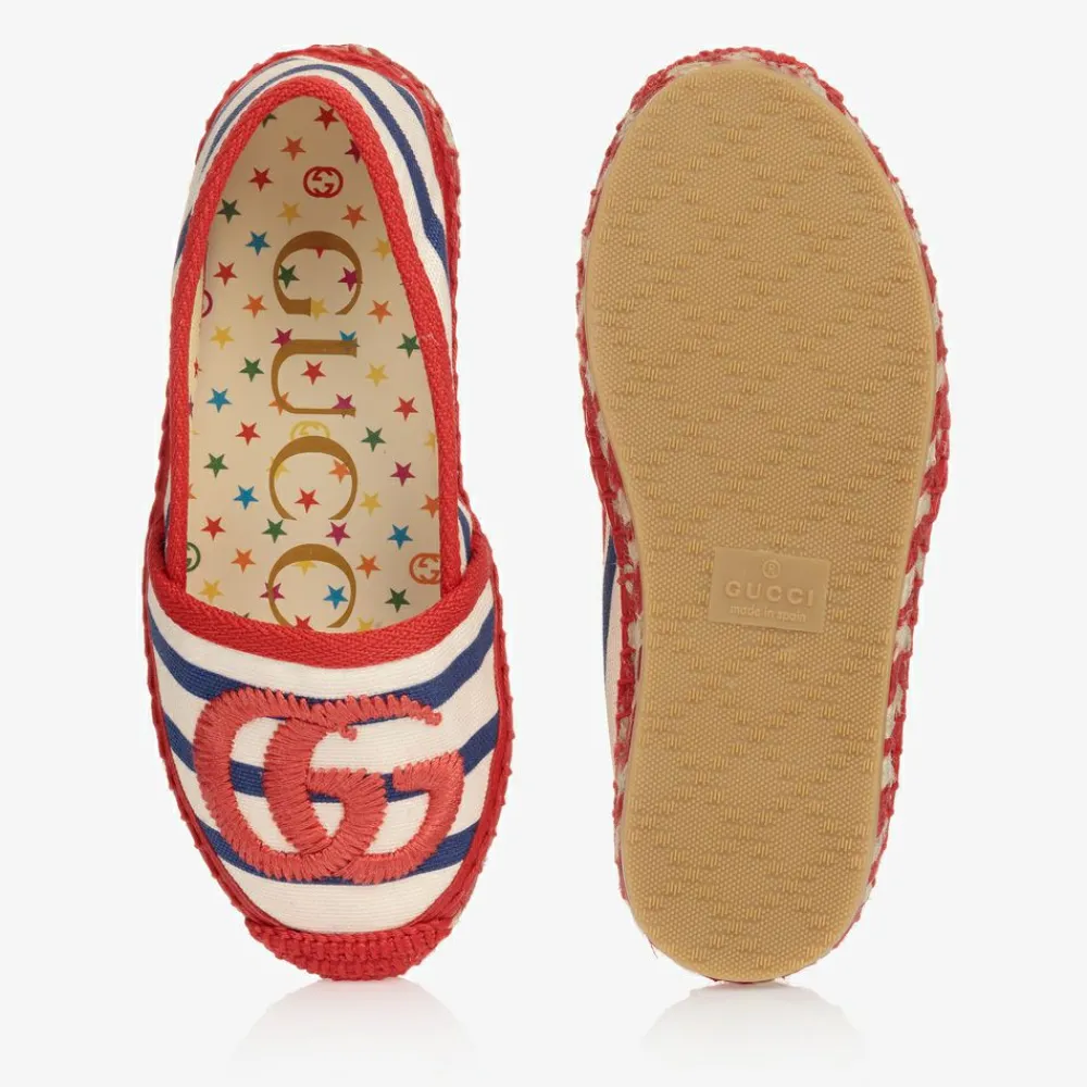 Gucci Espadrilles|Espadrilles*Red & Ivory GG Espadrilles