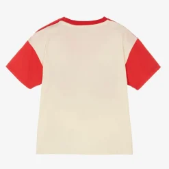 Gucci Tops*Red & Ivory Interlocking G Baby T-Shirt