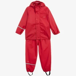 CeLaVi Coats & Jackets|Coats & Jackets*Red 2 Piece Rainsuit