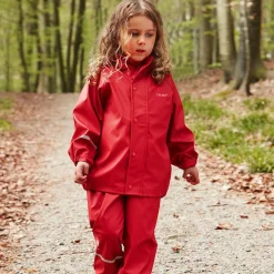 CeLaVi Coats & Jackets|Coats & Jackets*Red 2 Piece Rainsuit