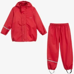 CeLaVi Coats & Jackets|Coats & Jackets*Red 2 Piece Rainsuit
