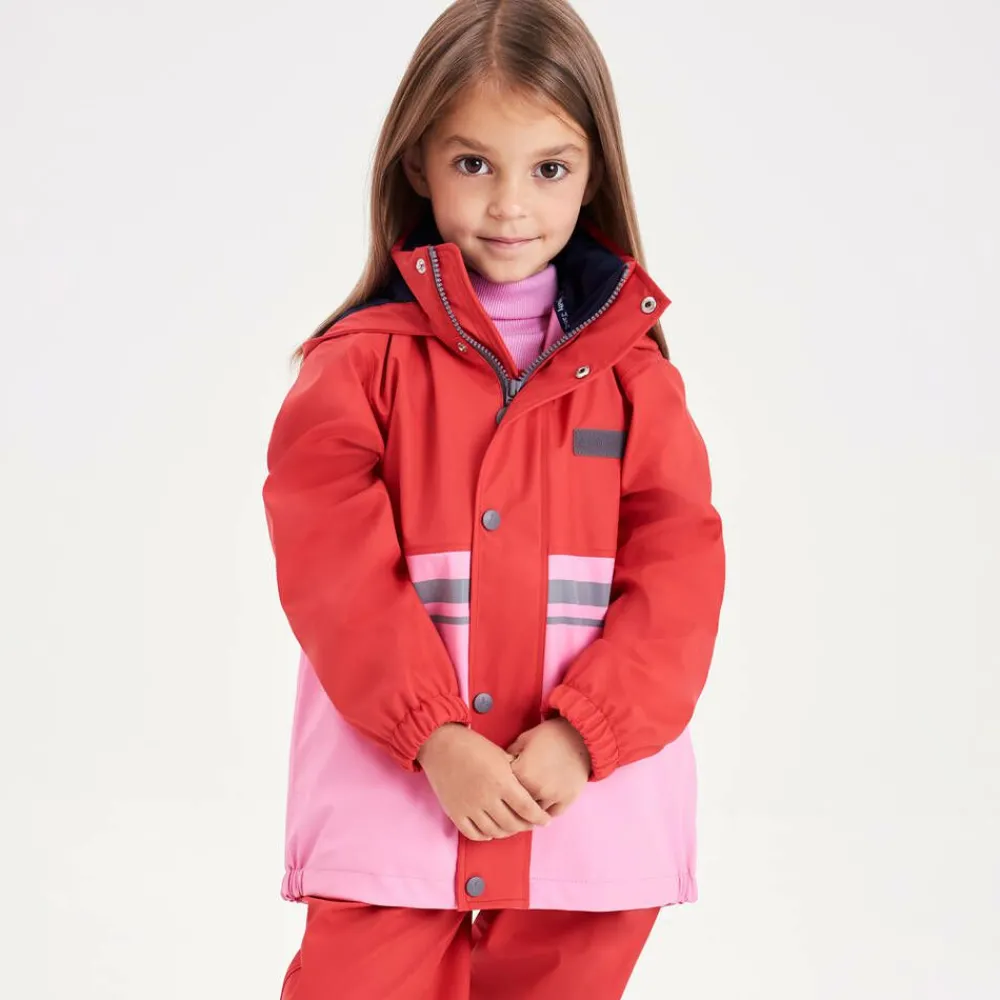 Mitty James Coats & Jackets|Coats & Jackets*Red & Pink Waterproof Raincoat & Salopettes