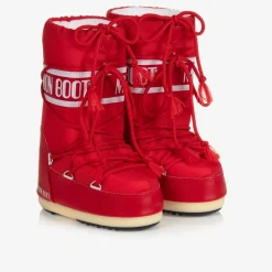 Moon Boot Snow Boots|Snow Boots*Red & White Icon Snow Boots