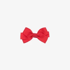 Peach Ribbons Hair Accessories*Red Bow Hair Clip (7cm)