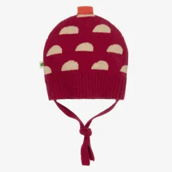 The Bonniemob Hats|Hats*Red Cotton & Cashmere Knit Hat
