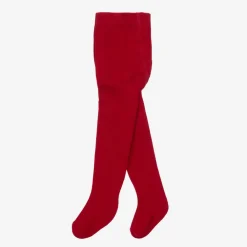 Mayoral Tights*Red Cotton Baby Tights