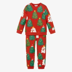 Stella McCartney Kids Tracksuits|Tracksuits*Red Cotton Festive Print Tracksuit
