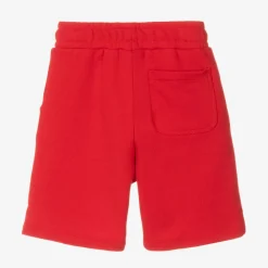 KENZO KIDS Shorts|Shorts*Red Cotton Snake Cotton Jersey Shorts