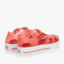 Dolce amp; Gabbana Jelly Shoes|Jelly Shoes*Red DG Jelly Shoes