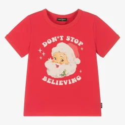 Rock Your Baby Tops*Red Festive Cotton T-Shirt