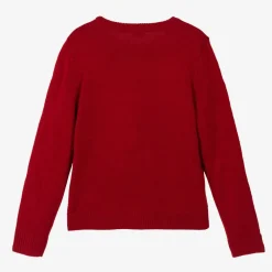 NAME IT Tops*Red Festive Reindeer Sweater