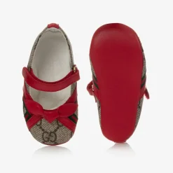 Gucci Pumps & Ballerinas*Red GG Ballerina Baby Pumps