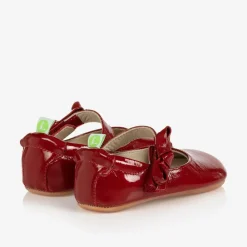 Tip Toey Joey First Walkers|First Walkers*Red Leather Baby Shoes