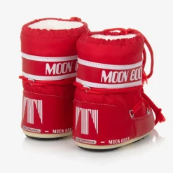 Moon Boot Snow Boots|Snow Boots*Red Mini Nylon Snow Boots