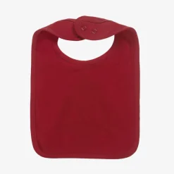 NAME IT Feeding Accessories*Red Organic Cotton Festive Motif Bib